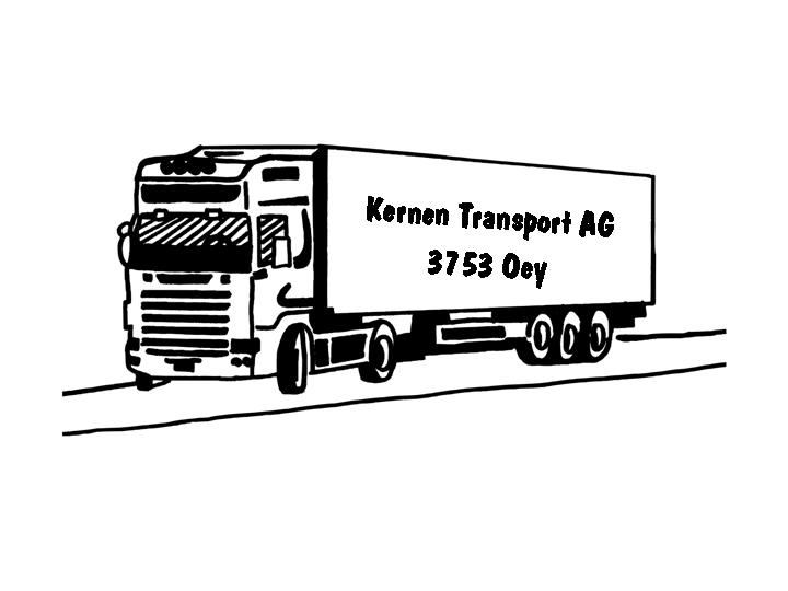 Logo ohne Strasse – Kernen Transport AG